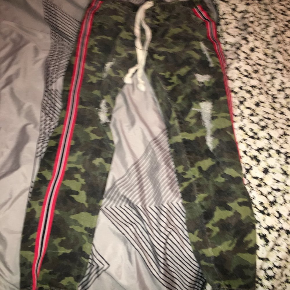 Camo Striped Pants